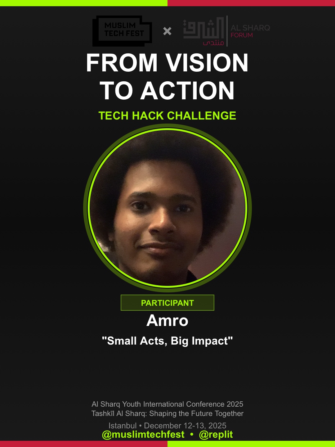 Amro's Tech Hack Challenge Certificate